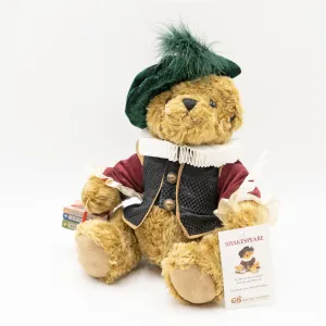 The Great British Teddy Bear Company Shakespeare Soft Plush Toy Collectable