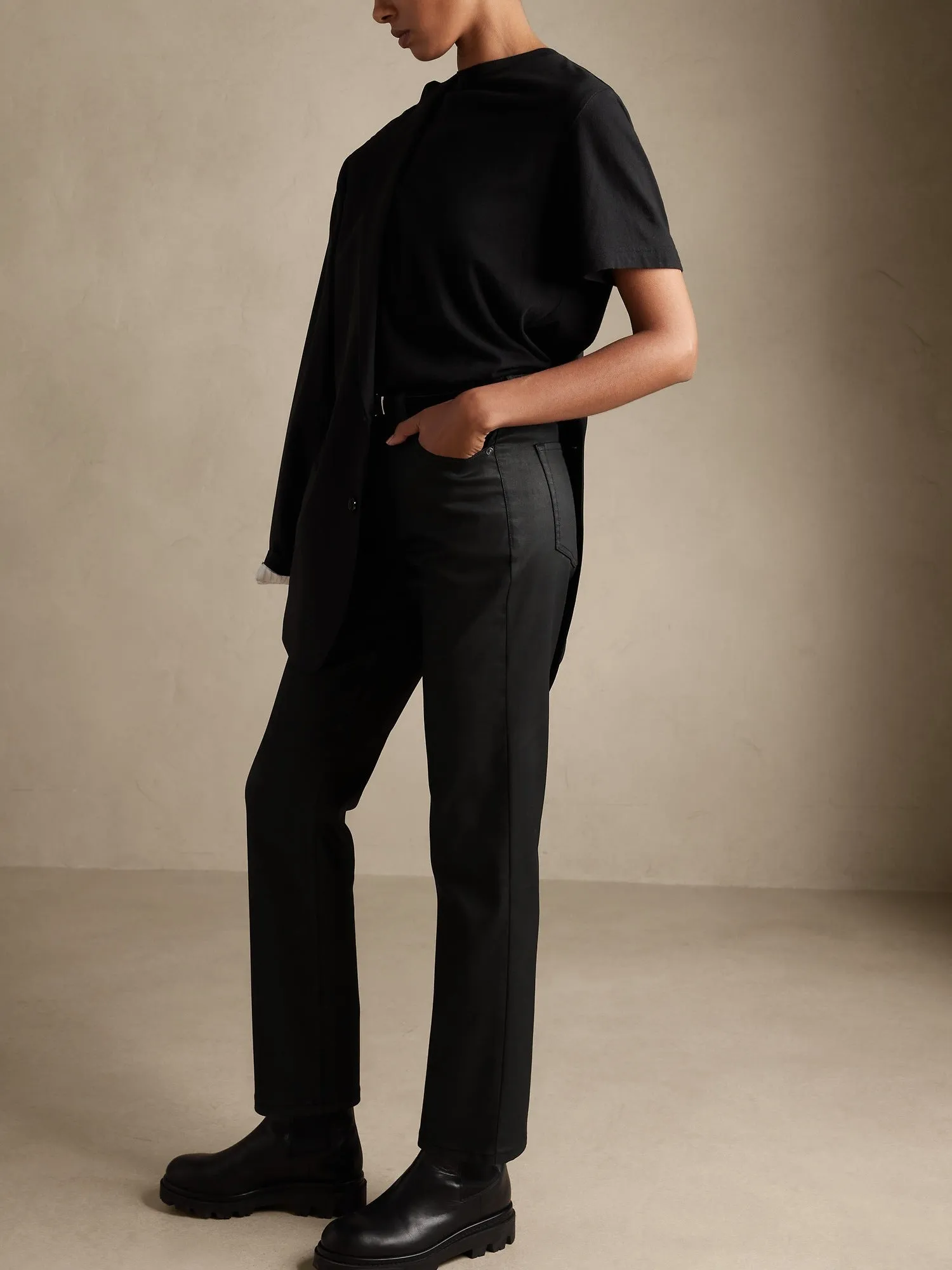 The Straight Coated Jean