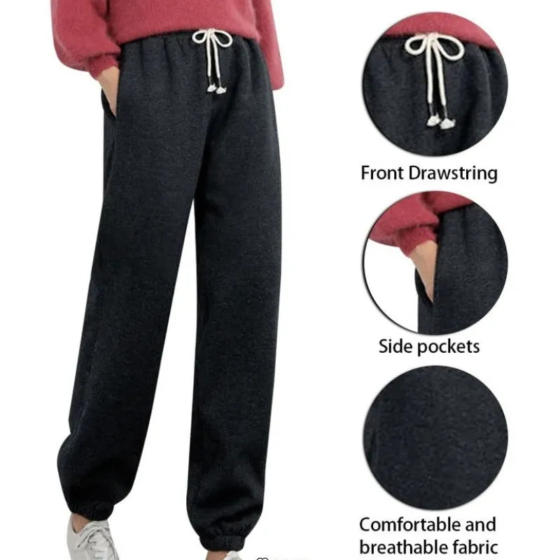 Thick Fleece Guard Pants For Women