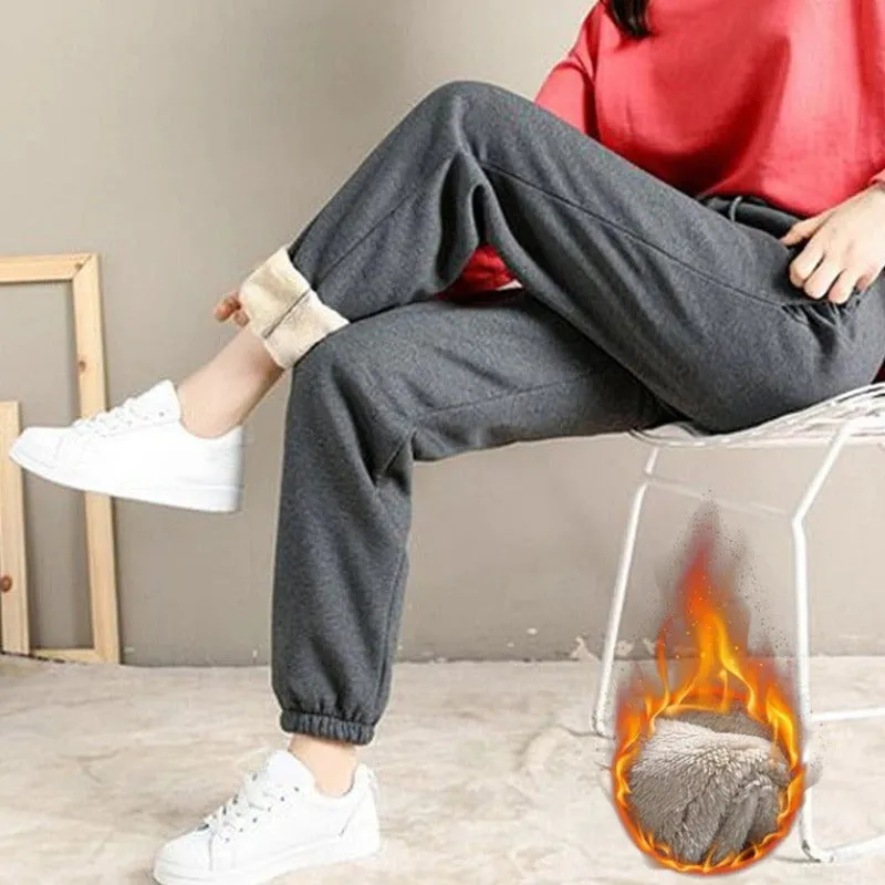 Thick Fleece Guard Pants For Women