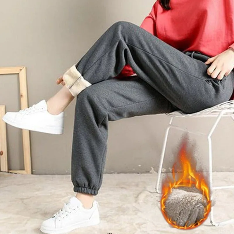 Thick Fleece Guard Pants For Women