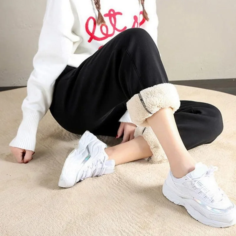 Thick Fleece Guard Pants For Women