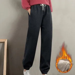 Thick Fleece Guard Pants For Women