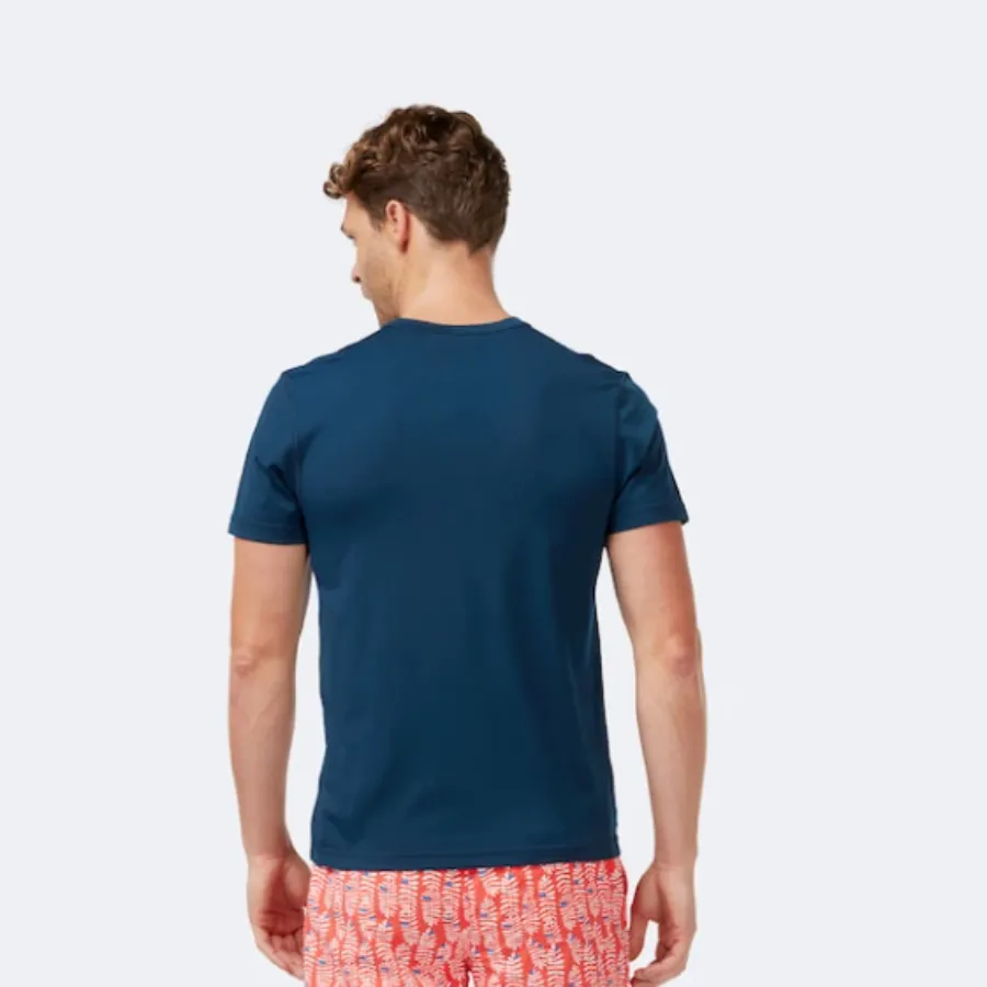 Tom & Teddy Mens Rash Tops Short Sleeves SDBSS - Deep Blue