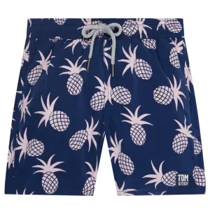 Tom & Teddy Pineapple Boys Swim Shorts PINSP-J - Shell Pink