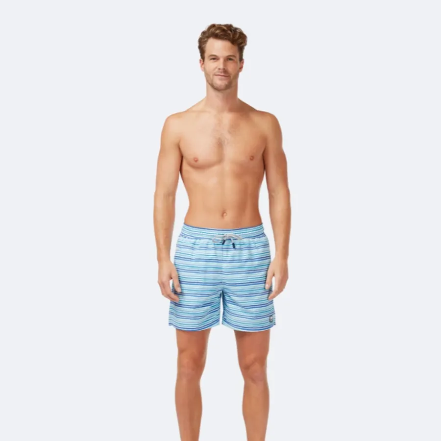 Tom & Teddy Stripe Men Swim Shorts STROC - Ocean
