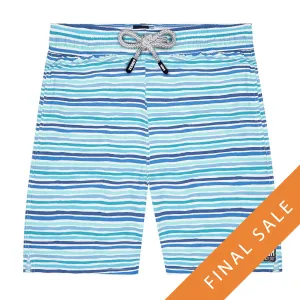 Tom & Teddy Stripe Men Swim Shorts STROC - Ocean
