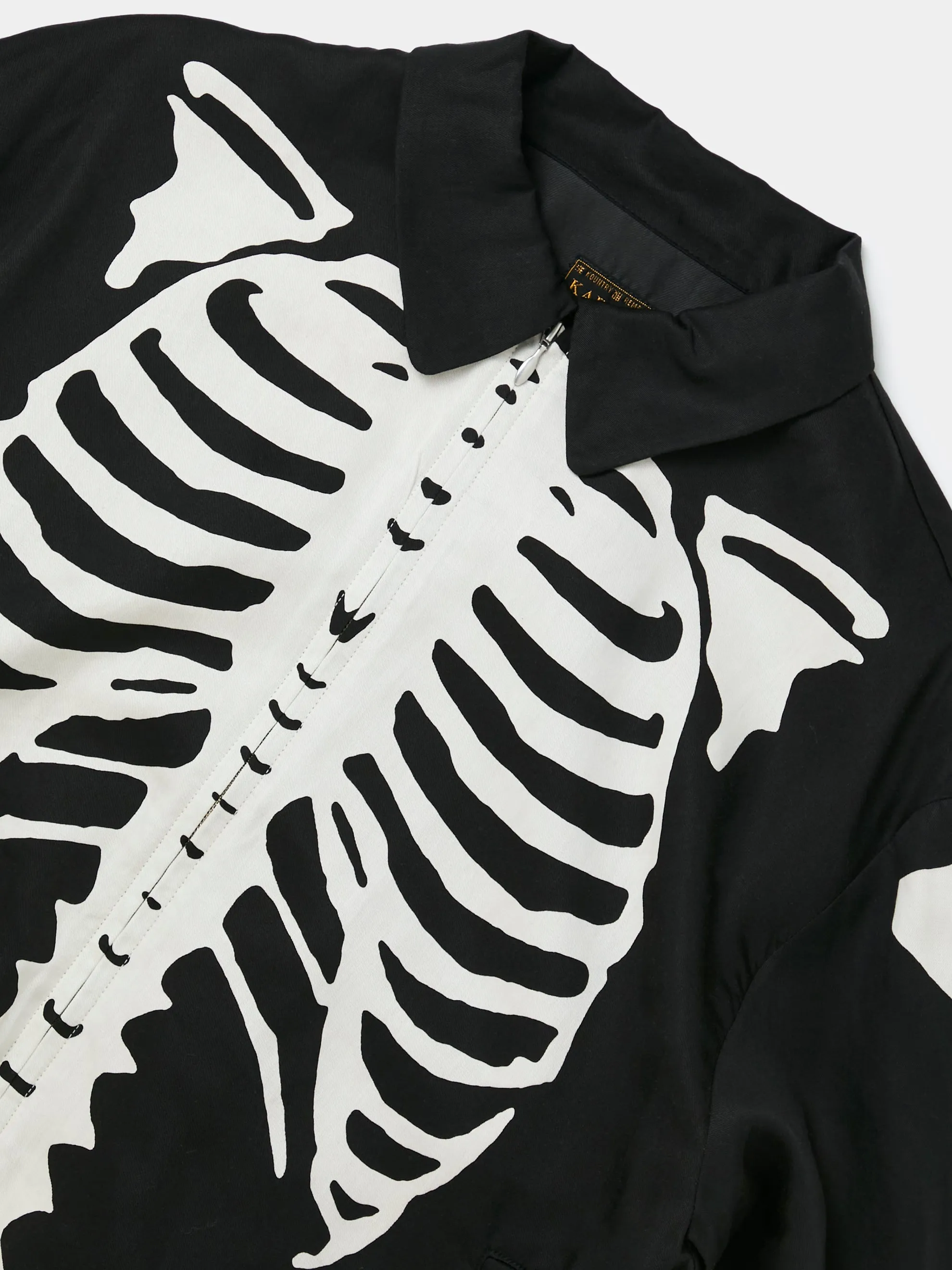 Twill Bone Drizzler Jacket (Black)