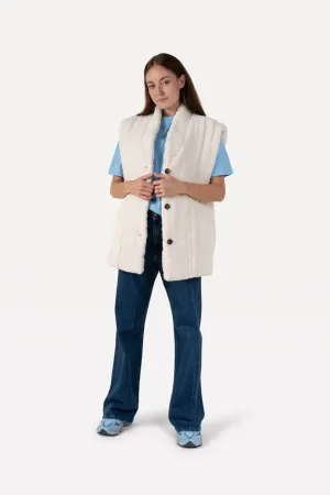 Unni Teddy Mouwloos Vest