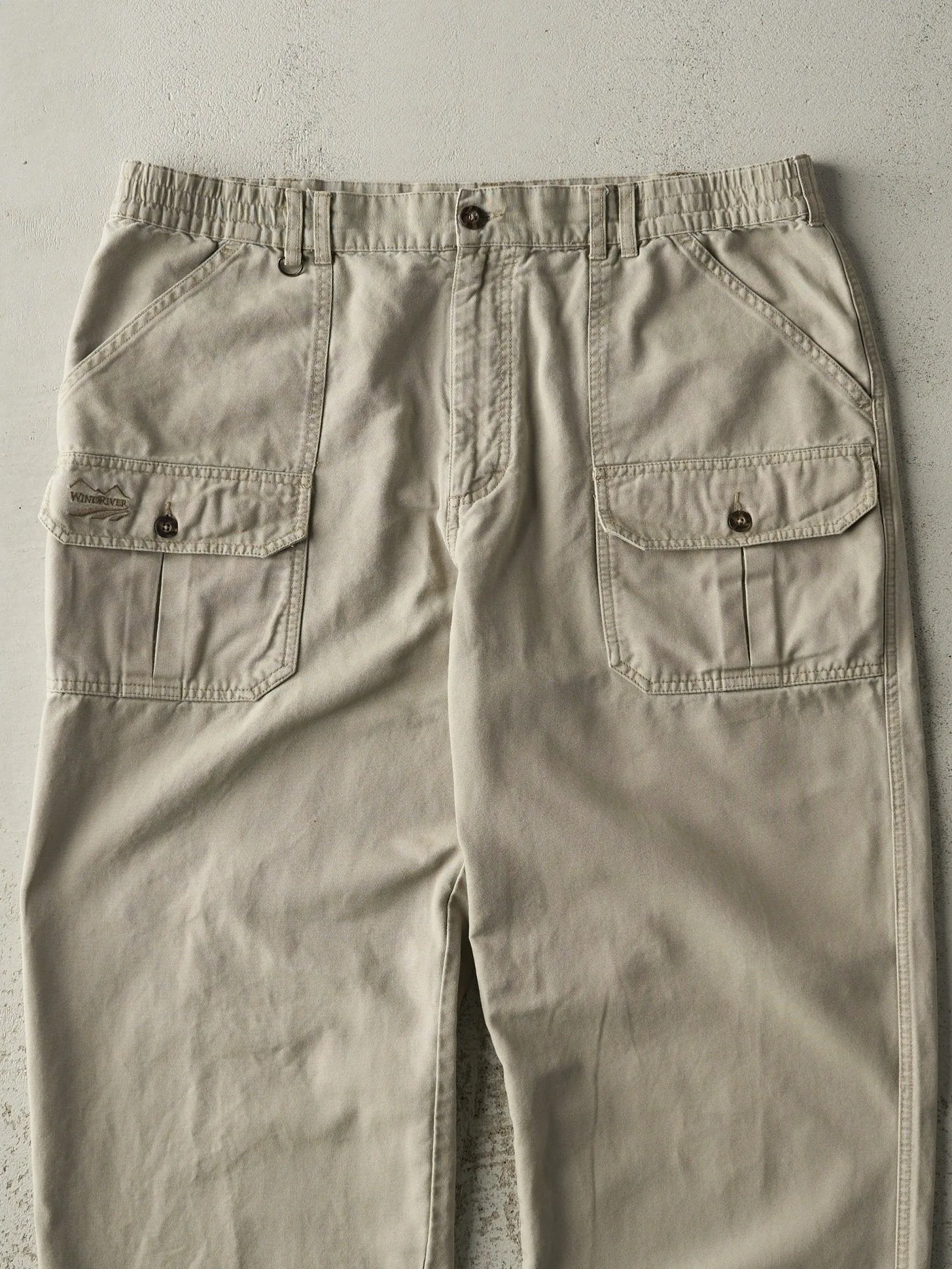 Vintage 90s Beige Wind River Cargo Pants (39x30)