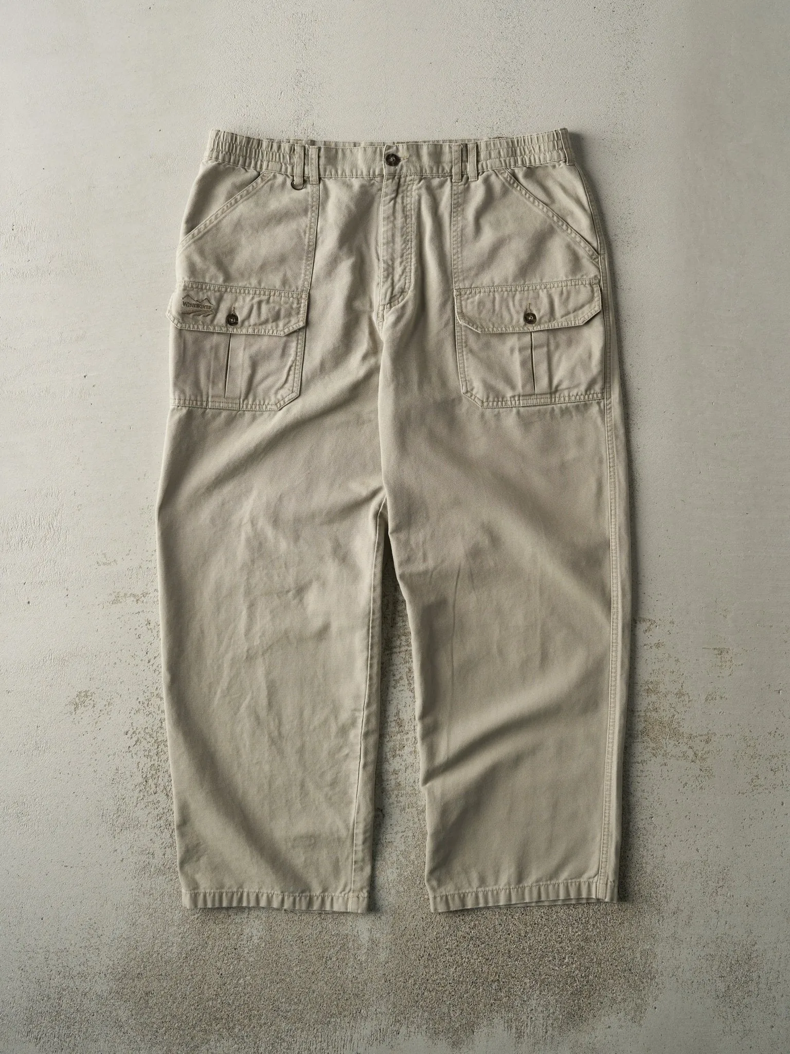 Vintage 90s Beige Wind River Cargo Pants (39x30)