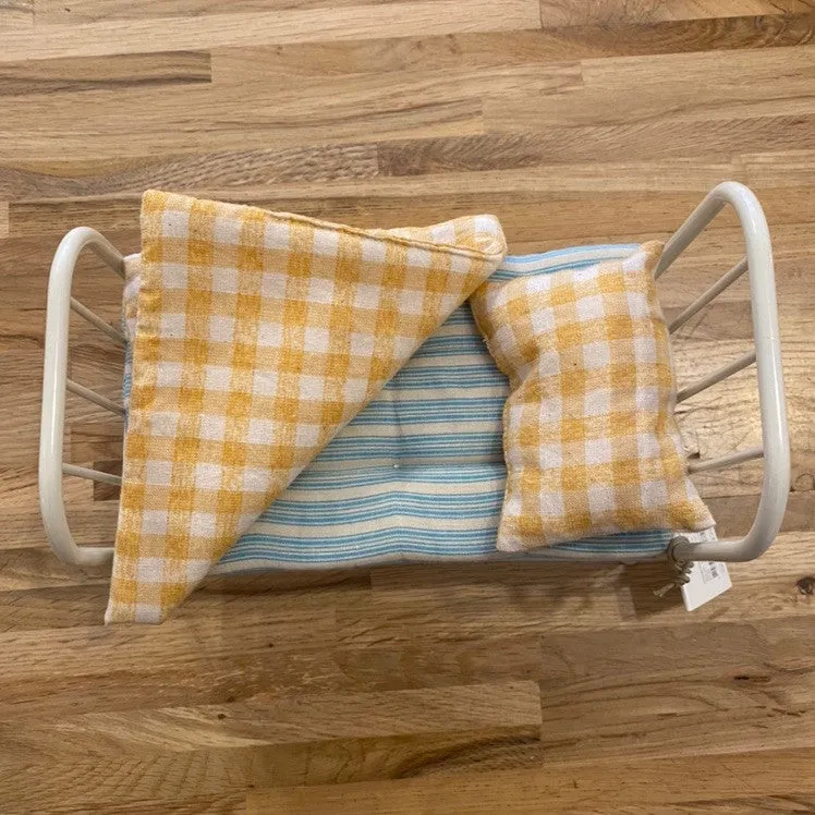 Vintage Bed, Teddy Junior- Blue Mattress
