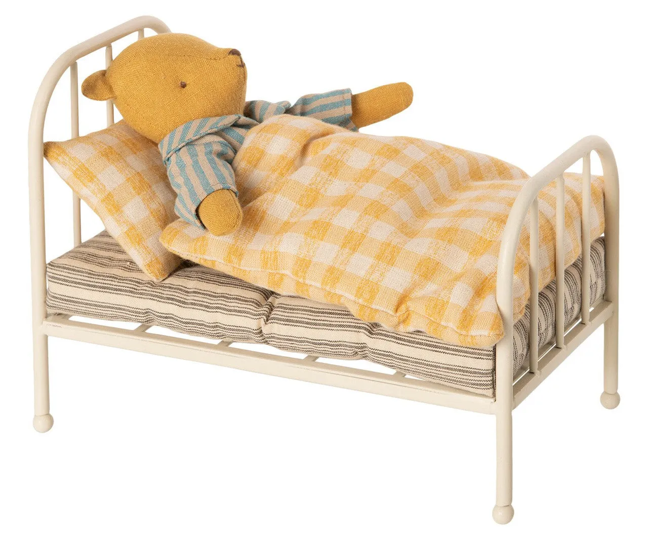Vintage Bed, Teddy Junior- Blue Mattress