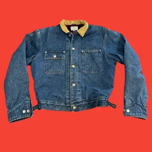 Vintage Polo Ralph Lauren wool lined denim jacket M