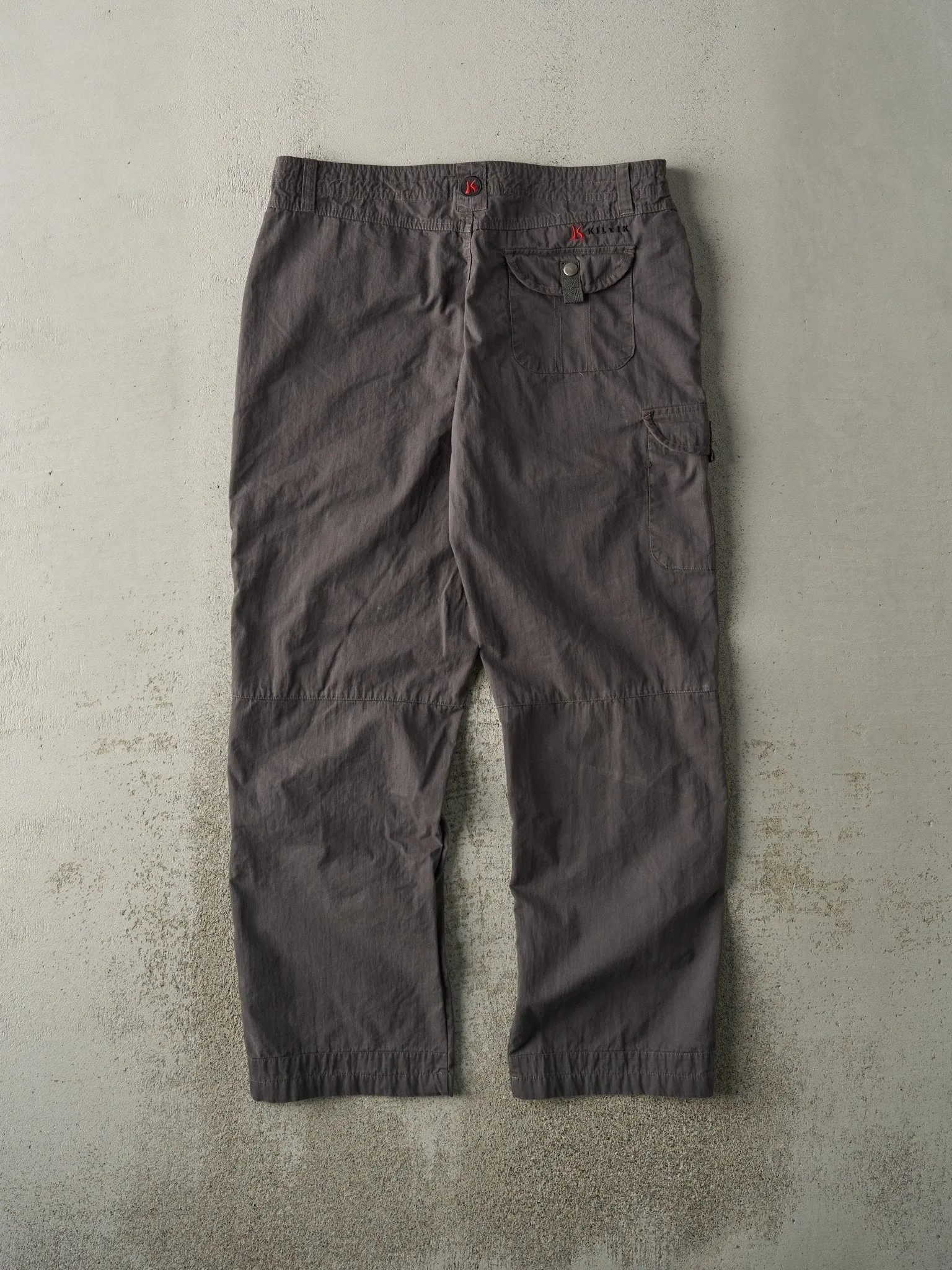 Vintage Y2K Grey Lightweight Cargo Work Pants (33x30)