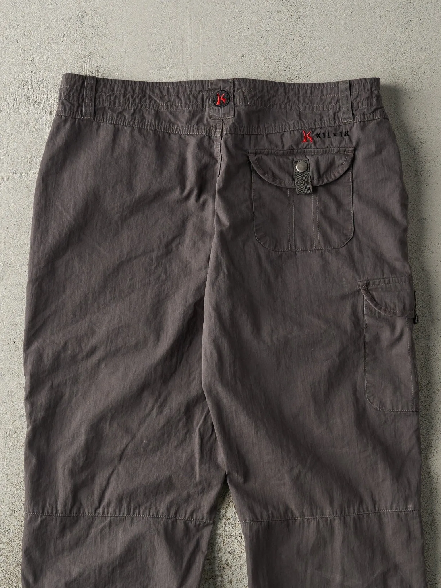 Vintage Y2K Grey Lightweight Cargo Work Pants (33x30)