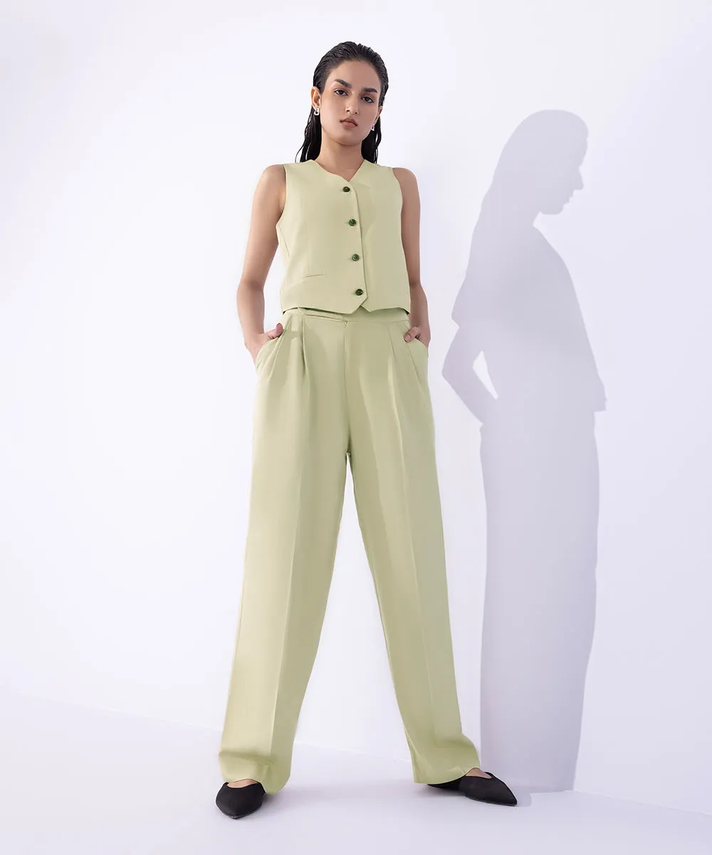 Waistcoat with Faux Pockets