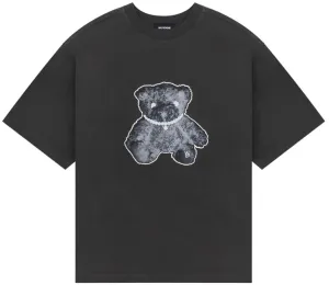 We11done Pearl Necklace Teddy T-Shirt Black
