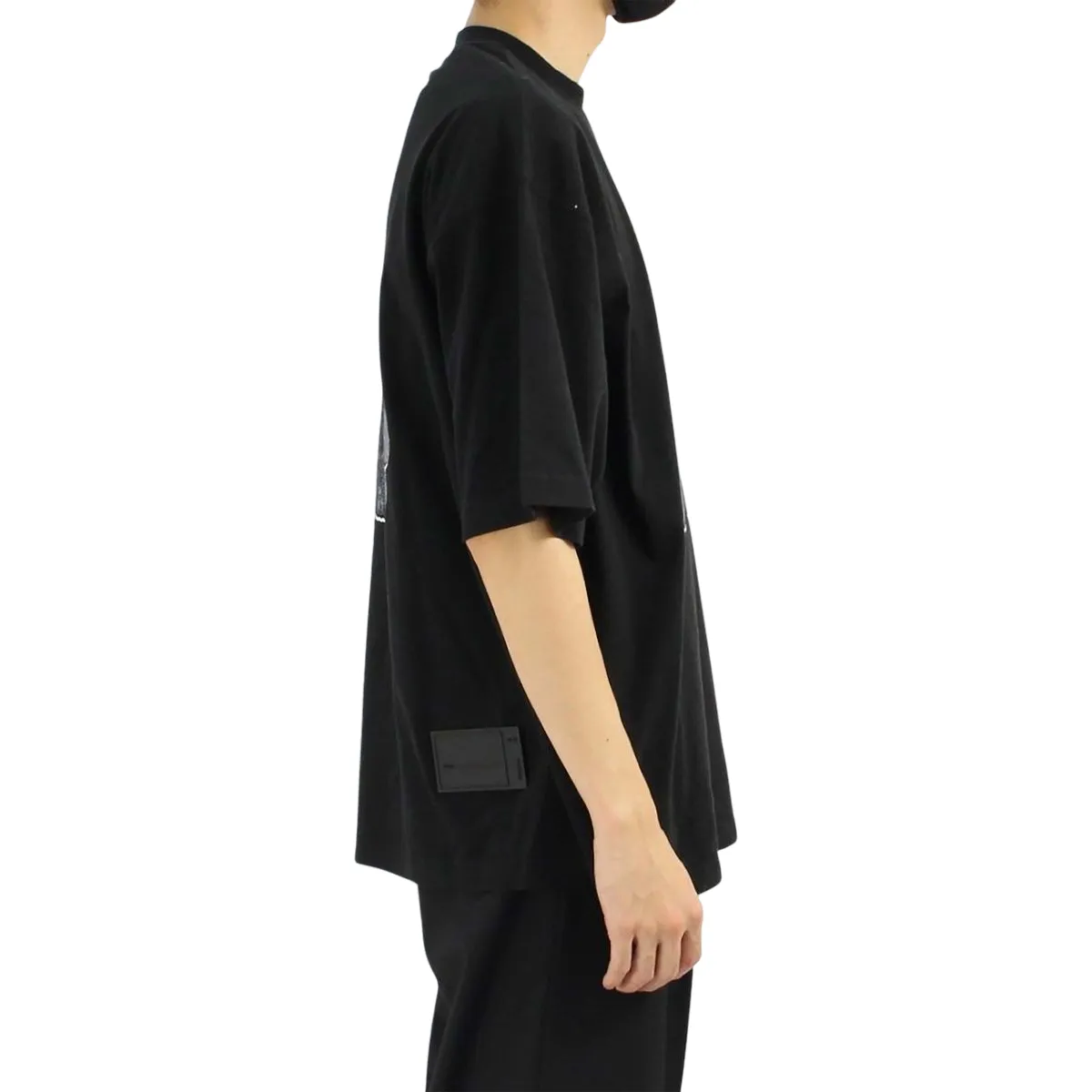 We11done Pearl Necklace Teddy T-Shirt Black