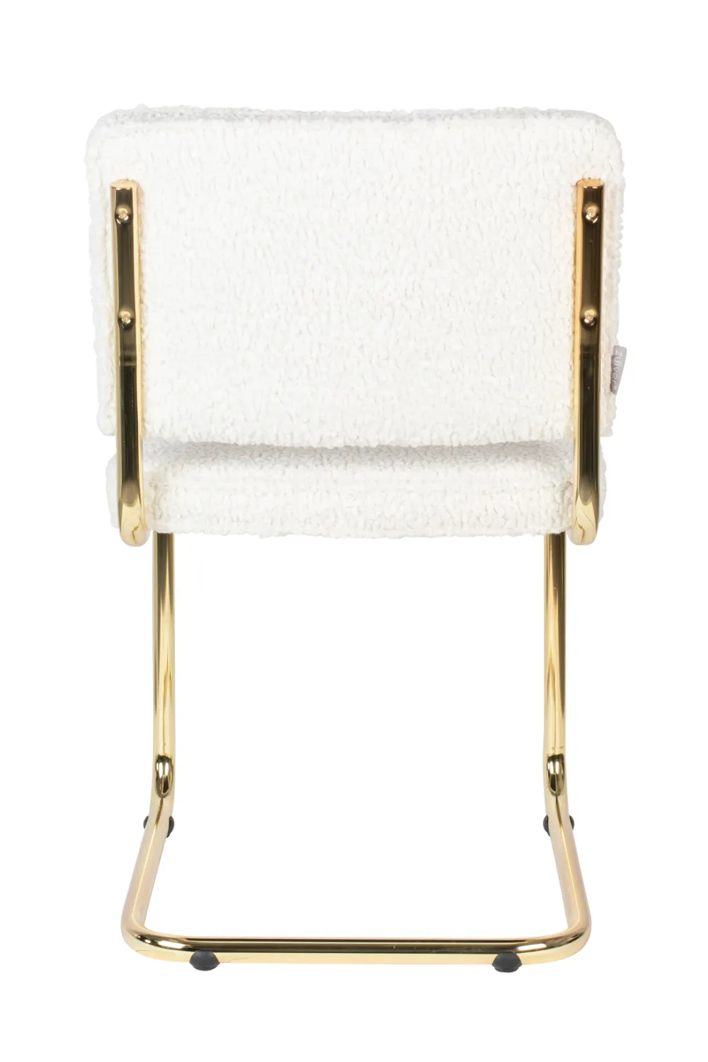 White Modern Cantilever Chairs (2) | Zuiver Teddy