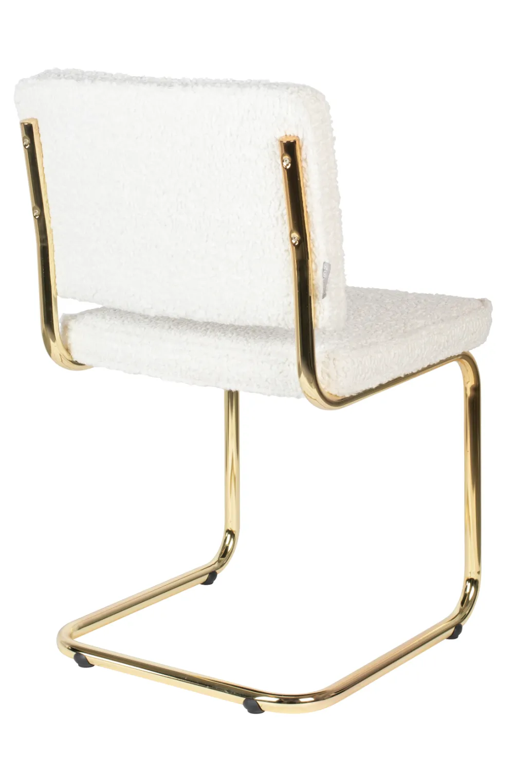 White Modern Cantilever Chairs (2) | Zuiver Teddy