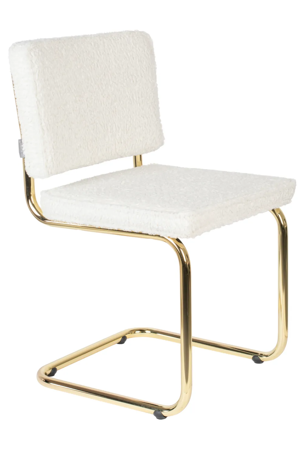 White Modern Cantilever Chairs (2) | Zuiver Teddy
