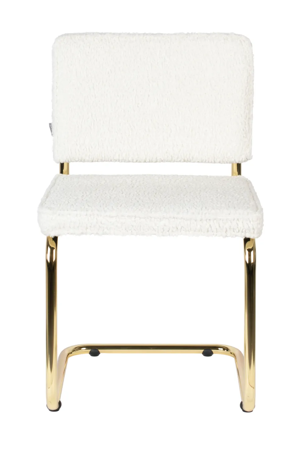 White Modern Cantilever Chairs (2) | Zuiver Teddy