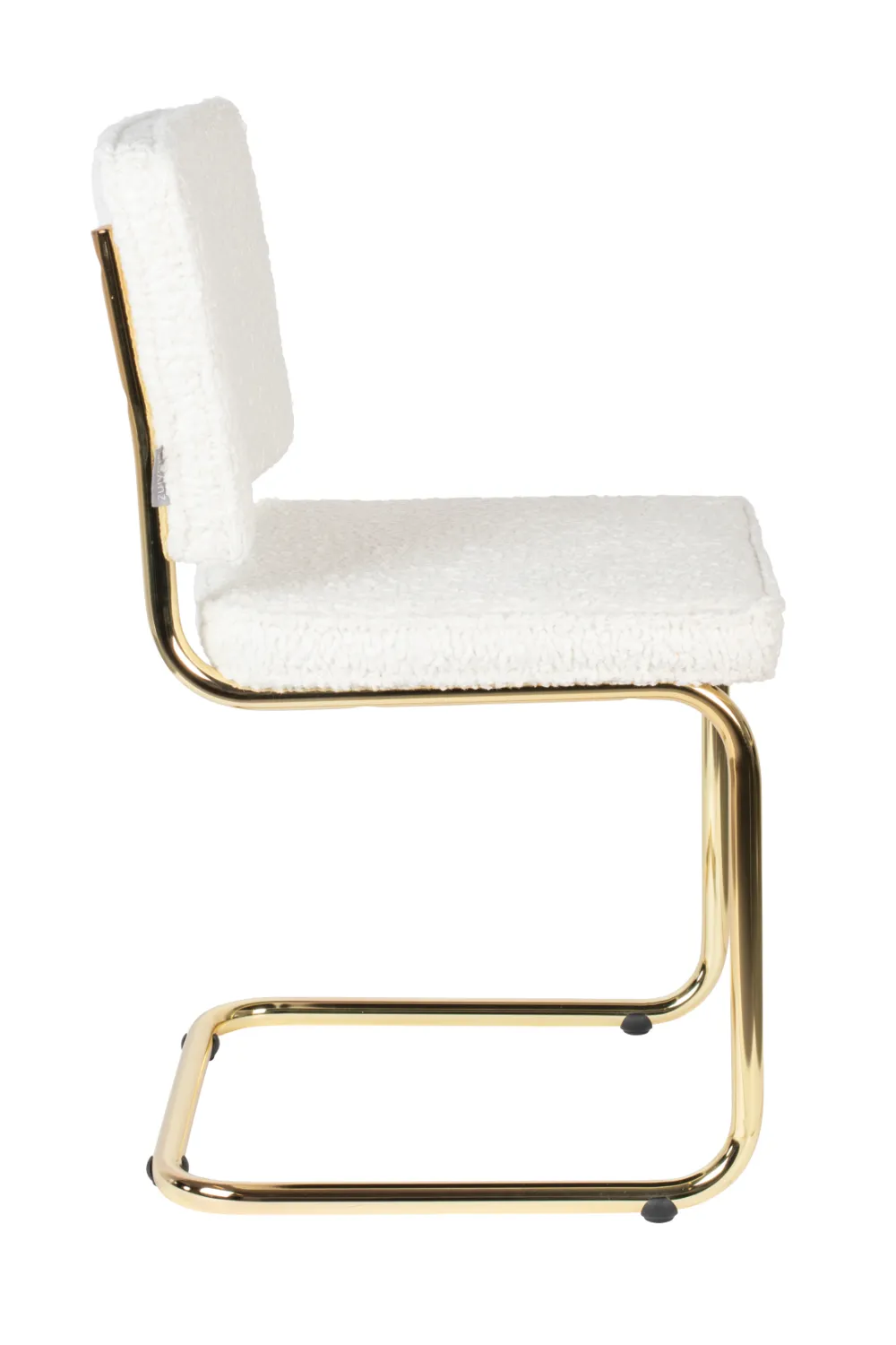 White Modern Cantilever Chairs (2) | Zuiver Teddy