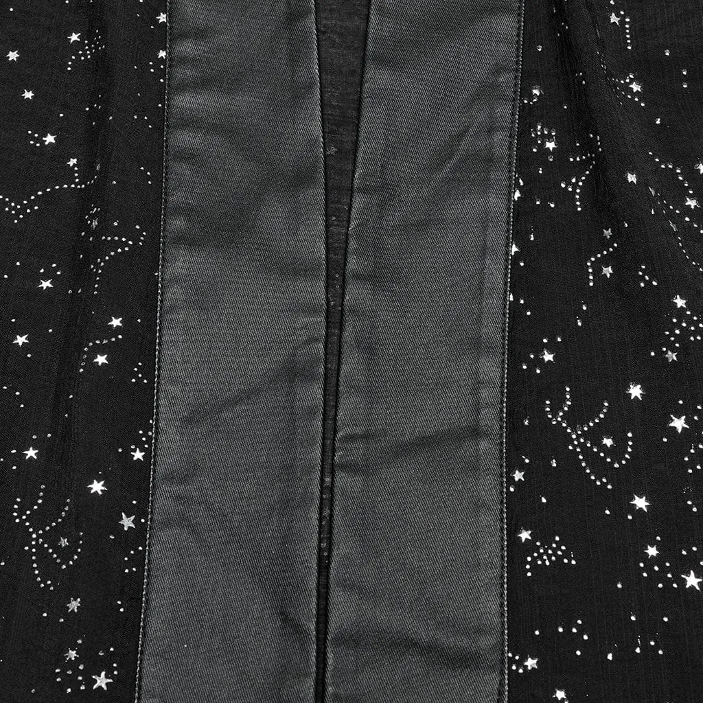 Women's Gothic Star Hollow-out Lace-up Coat