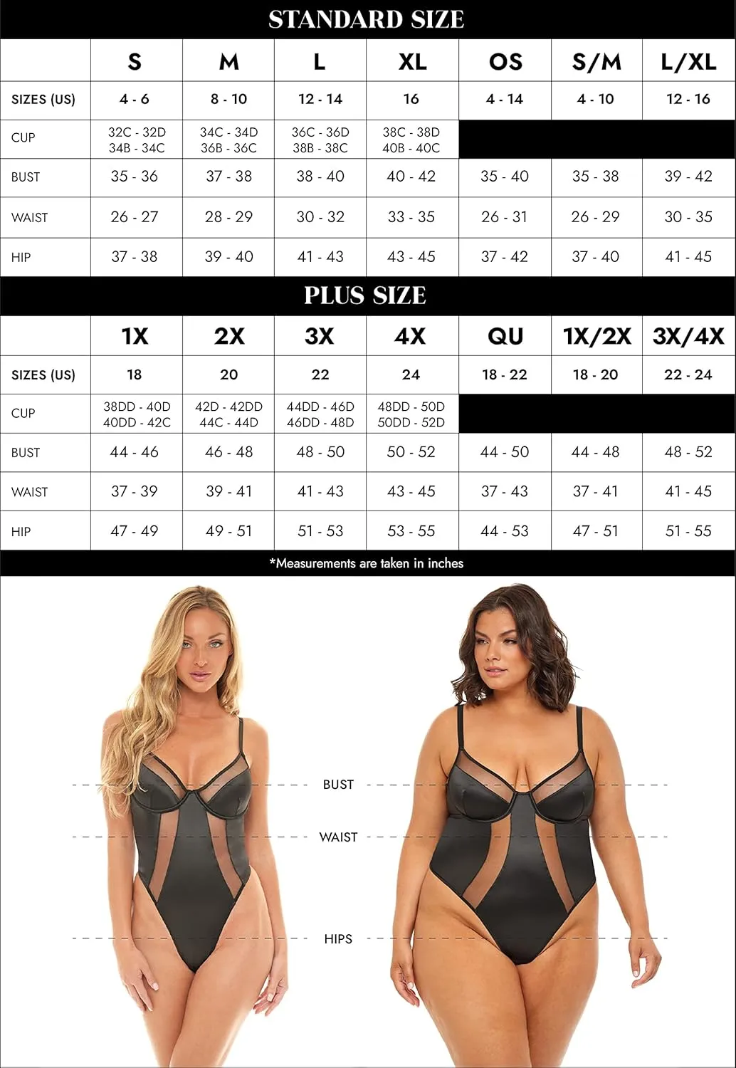 Zara Open Cup Teddy - BLACK